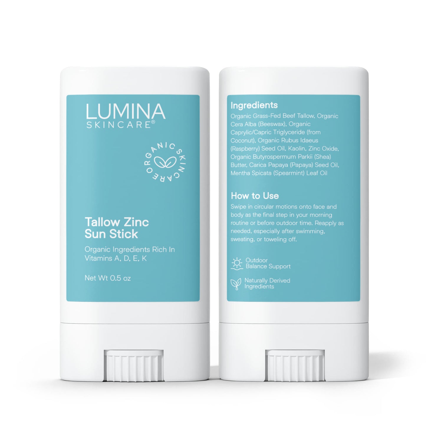 NEW Tallow Zinc Sun Stick (2 Pack)