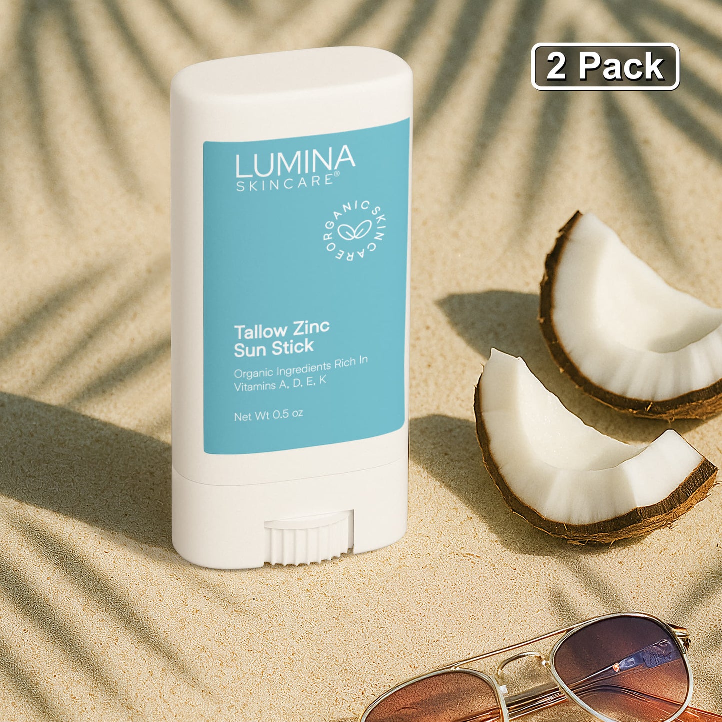 NEW Tallow Zinc Sun Stick (2 Pack)