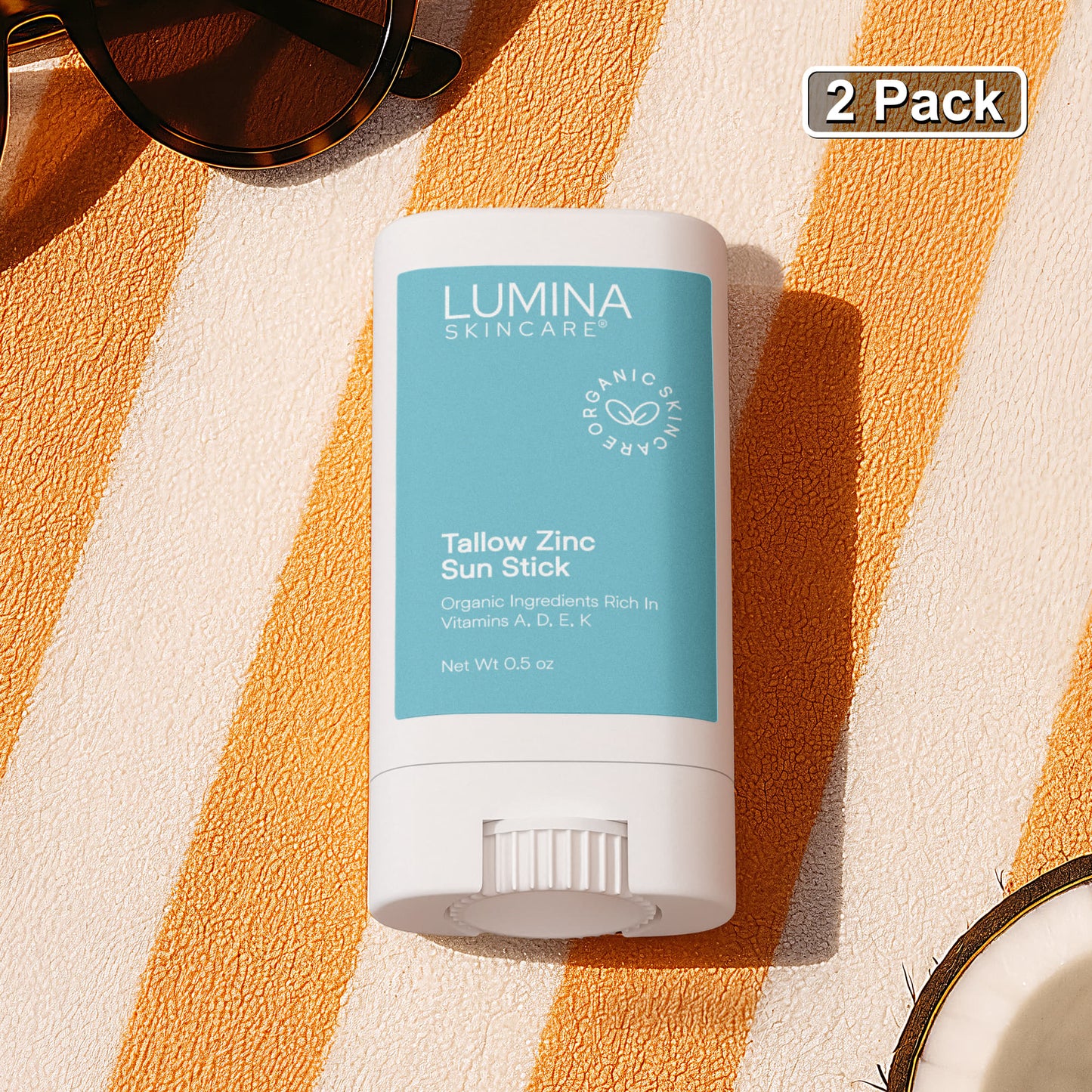 NEW Tallow Zinc Sun Stick (2 Pack)